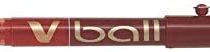 Pilot Vball 7 Liquid Ink Rollerball 0.7 mm tip - Red, Single Pen