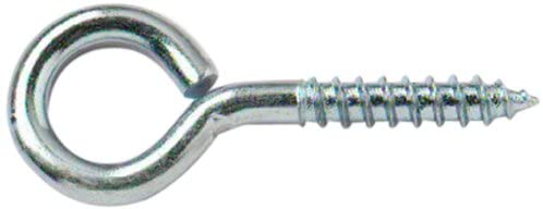 Merriway® BH01145 (25 Pcs) Zinc Plated Steel Screw-In Eyes, 40 mm (1.1/2 inch), Pack of 25 Pieces