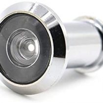 XFORT® Polished Chrome Door Viewer, Wide Angle Door Spy Hole, Security Spy Hole for Front Door, Peep Holes for Doors, Door Peephole, Peep Hole, Door Spyhole, Door Viewers for Safety.