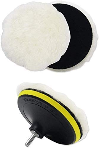 7pcs 6 inch Polishing Pads,Sponge and Woolen Polishing Waxing Buffing Pads Kits with M14 Drill Adapter - Image 4