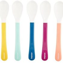 Babymoov Baby Feeding Spoons 2nd Stage Weaning, Multi-Colour, Set of 5