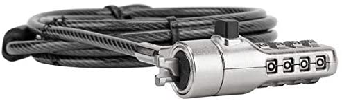 Targus DEFCON 3-in-1 Lock, Fixed Combination Retail Lock for Laptop Computer and Desktop Security Cable (ASP86GL) - Image 3