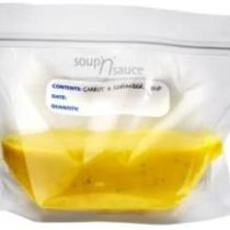 Lakeland Soup 'n' Sauce Sealed Freezer Clear Storage Bags, 1 Litre - Pack of 20