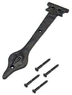 Merriway® BH01790 Dummy Single Door Tee Hinge, 263mm (10.5 inch) - Black Antique