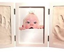 Artemio 13040007 Baby and Photo Print Frame, Plaster, White, 30 x 3.5 x 20 cm