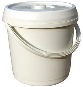 14 Litre Nappy Bucket with Lid - Cream