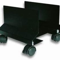 Techly 303294 Steel CPU Holder with Wheels Black