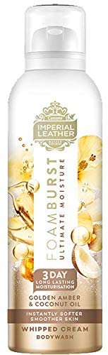 Imperial Leather Foamburst Ultimate Moisture Shower Gel, Golden Amber and Coconut Oil Moisturising Whipped Cream Body Wash, Shower Gel 200 ml - Image 2
