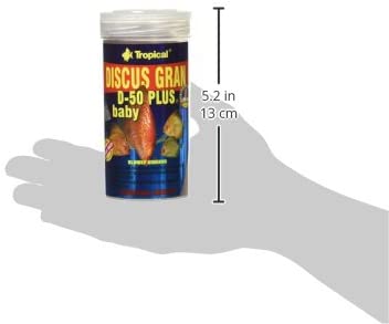 Tropical DISCUS GRAN D-50 PLUS BABY 250ml / 130g - high-protein granules for fast growth of young discus and high-nutritional fish - Image 3