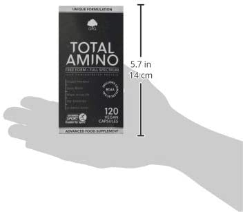 Total Amino - Full Spectrum - All 20 Amino Acids - EAA, BCAA - Free Form - 120 Vegan Capsules - Made in the UK by G&G Vitamins - Image 3