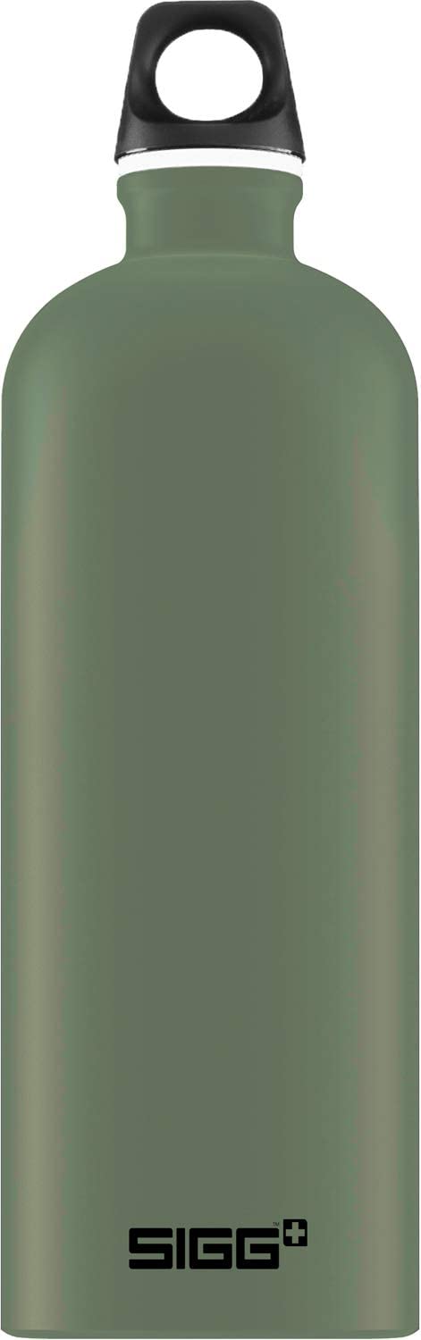 Sigg, Aluminium Water Bottle, Traveller Leaf Green, Climate Neutral Certified, Suitable For Carbonated Beverages, Leakproof