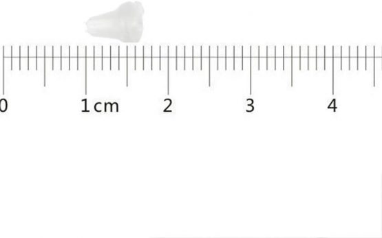 NEWSHOT Hook Stops Shank Beads Carp Fishing Terminal Tackle for Pop Up Hair Chod Rigs Bait Screws(Pack of 30) (Clear) - Image 3