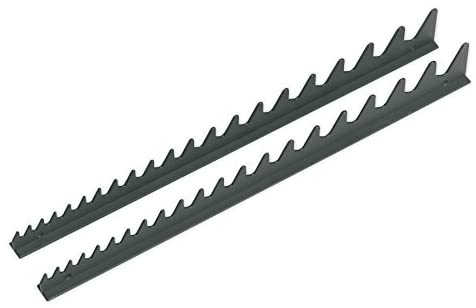 Sealey Wr01 Sharks Teeth Spanner Rack 2Pc, White, 2.1cm x 6.9cm x 49.9cm