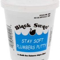 Black Swan PUT1P2 Plumbers Putty, Grey, 14 oz