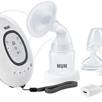 NUK First Choice+ Electric Breast Pump with LED Display, Programmable with Memory Function, Including Milk Container (150 ml)