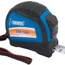 Draper 82823 5M/16ft Professional Measuring Tape Black and 5 m/16 ft