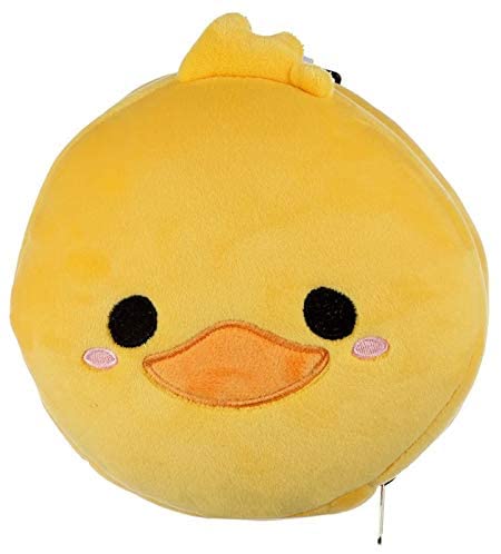 Relaxeazzz Duck Round Plush Travel Pillow & Eye Mask, Sleep Eye Mask Masks, Kids Travel Accessories For Sleeping Airplane - Image 2