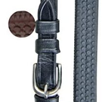 HKM 56449100 Reins with Rubber Cover – Black