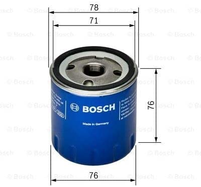 Bosch P7078 Car Oil Filter - Separates Soot and Metal Particles from Engine Oil - Provides Reliable Engine Lubrication - Image 4