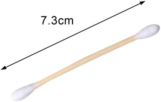 600 pk Bamboo Cotton Buds (6 x 100) by ZHIYE, 100% Biodegradable Cotton Swab with Wooden Handles for Ear Cleaning,Makeup Cleaning,Keyboard Cleaning,Wound Cleaning etc - Image 3
