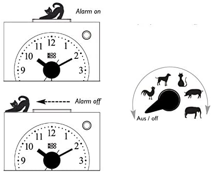 KOOKOO KidsAlarm green alarm clock for children including 5 farm animals and their wake-up calls - Image 3
