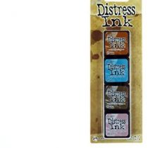 Distress Tim Holtz Mini Ink Pads Kit 6,