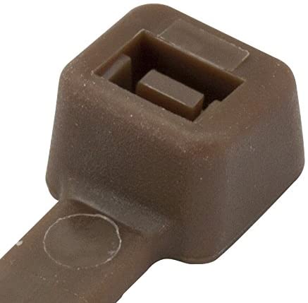 Gocableties Brown Cable Ties, 300mm x 4.8mm, Pack of 100, 12" Premium Nylon Zip Ties, Multi-Purpose Plastic Tie Wraps - Image 3