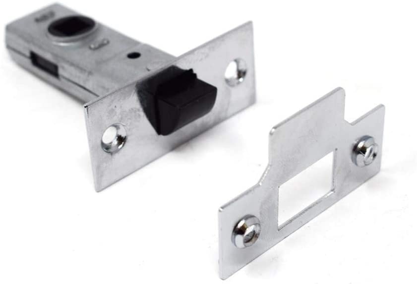Yale Essentials Tubular Latch 64mm/2.5 inches Tubular Mortice Latch/Catch Designed for Internal Doors with Handles. (Chrome)