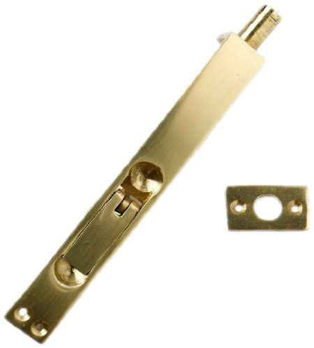 Merriway BH00778 Solid Brass 150mm-1 Pcs Flush Bolt 150mm
