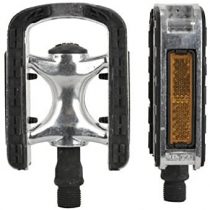 fischer Unisex_Adult Pedals Tour Aluminium Non-Slip, Black, Standard Size