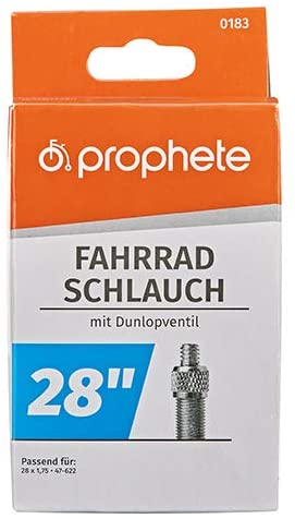 Prophete Bicycle Inner Tube Prophets 0183 Bicycle Inner Tube, Black, L - Image 3