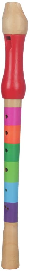 ULTNICE 8 Hole Wood Treble Recorder Flute for Kids Music Playing Lightweight Portable Soprano Instrument for Early Education and Childrens Music Practice