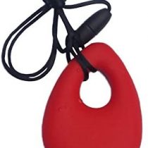 Chuchumz Chewy Necklace Chewelry Autism ADHD Biting Sensory Child Baby Teething Tubes Chew Toy Children Red