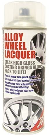 E-TECH Clear Alloy Wheel Lacquer Chip Resistant Wheel Refurbishment 400ml Can, 200 ml (Pack of 2)