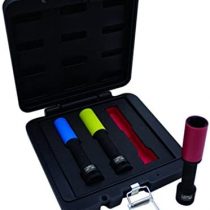 Bahco BWSS12P3L BHBWSS12P3L Impact Long Reach Wheel Sockets Set, Multi-Colour, 17/19/21 mm