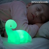 InnovaGoods LED Dinosaur Lamp Multicolour Lightosaurus, White