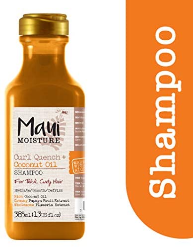 Maui Moisture Hair Care, Curl Quench+, Coconut oil, Shampoo for Thick and Curly hair, 385 ml - Image 2