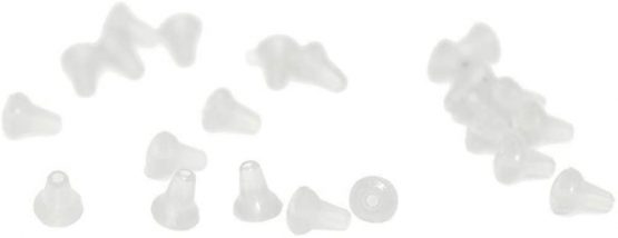 NEWSHOT Hook Stops Shank Beads Carp Fishing Terminal Tackle for Pop Up Hair Chod Rigs Bait Screws(Pack of 30) (Clear) - Image 4