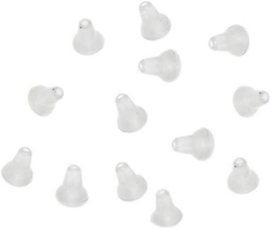 NEWSHOT Hook Stops Shank Beads Carp Fishing Terminal Tackle for Pop Up Hair Chod Rigs Bait Screws(Pack of 30) (Clear) - Image 2