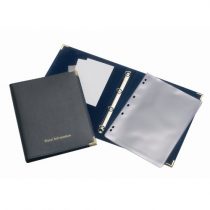 Black Guest Information Folder Display Ring Binder Collection 312X265mm