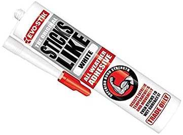 EVO-STIK Sticks Like Adhesive White - 290ml - All Weather - Extreme Temperature & Movement Resistant, 290 ml