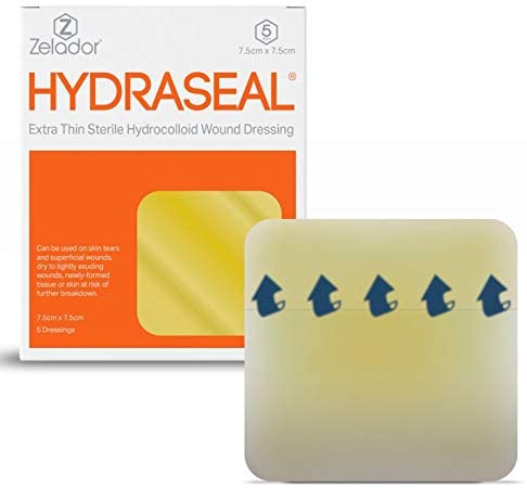 Hydrocolloid Thin Wound Dressing, Waterproof, Breathable & Adhesive Patches for Faster Healing Blister & Acne Protection