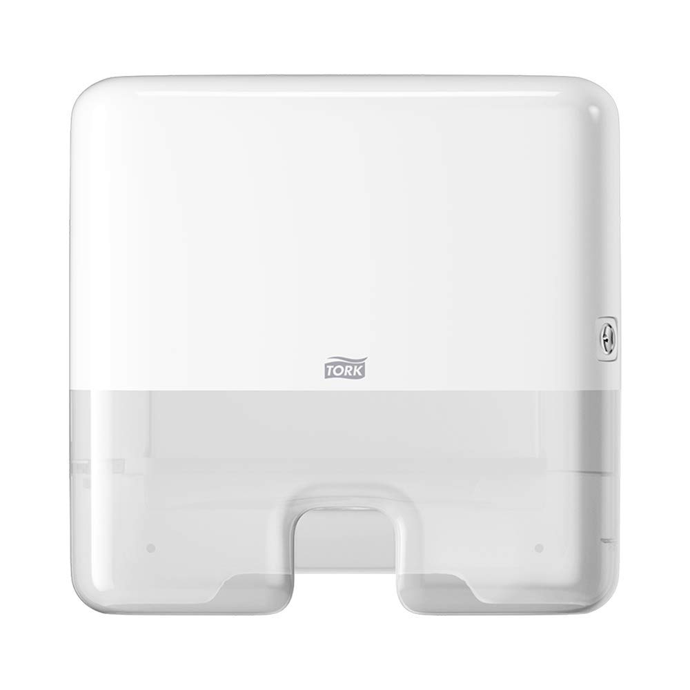 Tork Xpress Multifold Mini Hand Towel Wall Mounted Dispenser White H2, One-at-a-Time Dispensing, Elevation Range, 552100