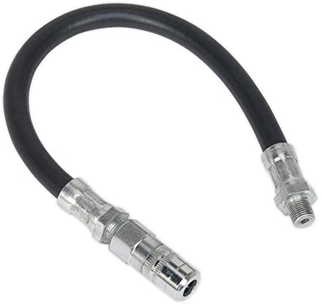 Sealey Gghe300 Rubber Delivery Hose 4-Jaw Connector Flexible 300Mm 1/8In Bsp, Multicoloured