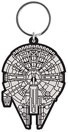 Star Wars, RK38348C, Star Wars - Millennium Falcon Rubber Keychain, Multi-Color, 4.5 x 6cm, White, 4 x 6 x 1.3 cm - Image 3