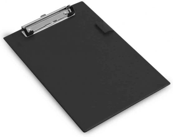 Rapesco 1072 Standard PVC Clipboard - A5 - Black