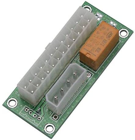 Digitalkey Add2PSU Adapter for Connect Two Power Supplies and started together, green, one sise