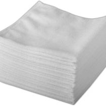 Exel 10 Pack of White Microfibre Magic Cleaning Cloths. Chemical Free Cleaning. Anti Bacterial Microfiber Cloths for Amazing Smear Free Wiping - Comes With TCH Anti-Bacterial Pen!