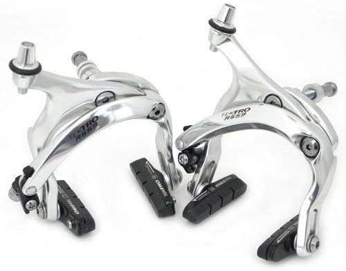 Tektro R559 Caliper Brake Set Long Reach 53-73mm, Silver, ST1414-SILVER