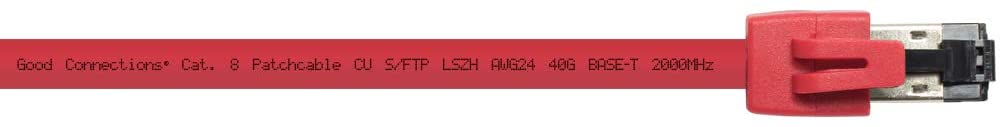 Good Connections Premium Cat. 8.1 patch cable red 5 m - Image 3